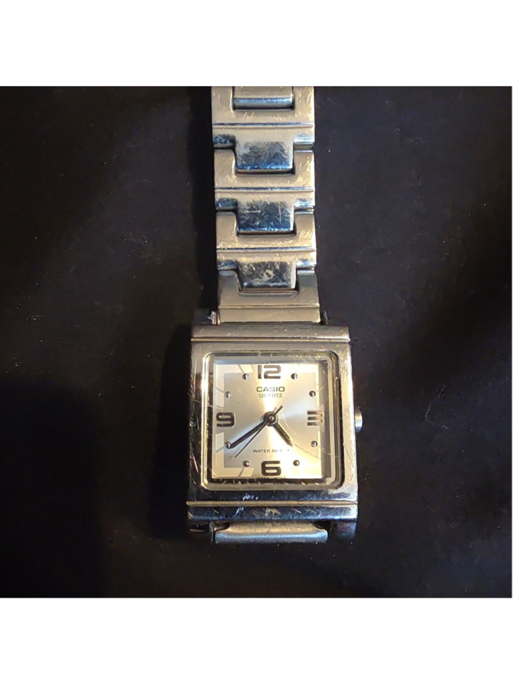 Casio Watch Womens 20mm Stainless Steel Quartz LTP-1237 No Battery